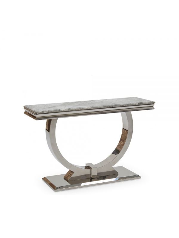 Grey Marble Console Table – Arriana