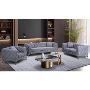 Parris 2 Seater Sofa Grey