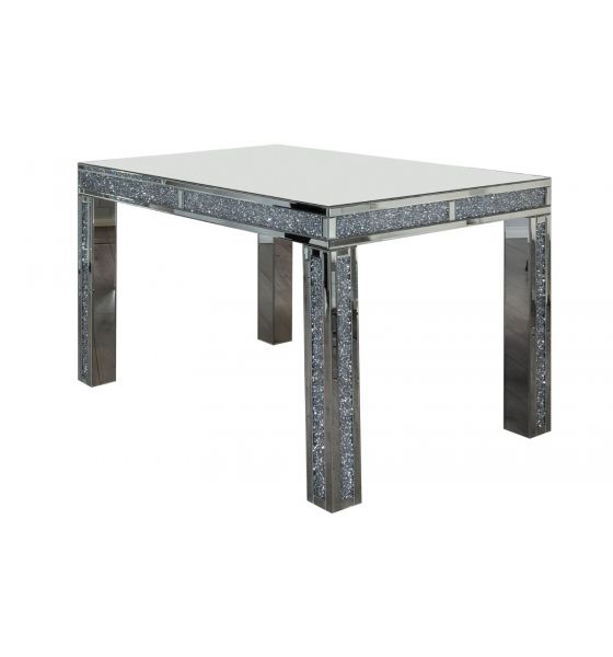 Crushed diamond clearance round dining table